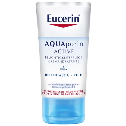 Hydratační péče AQUAporin od Eucerinu je řešením pro suchou pokožku